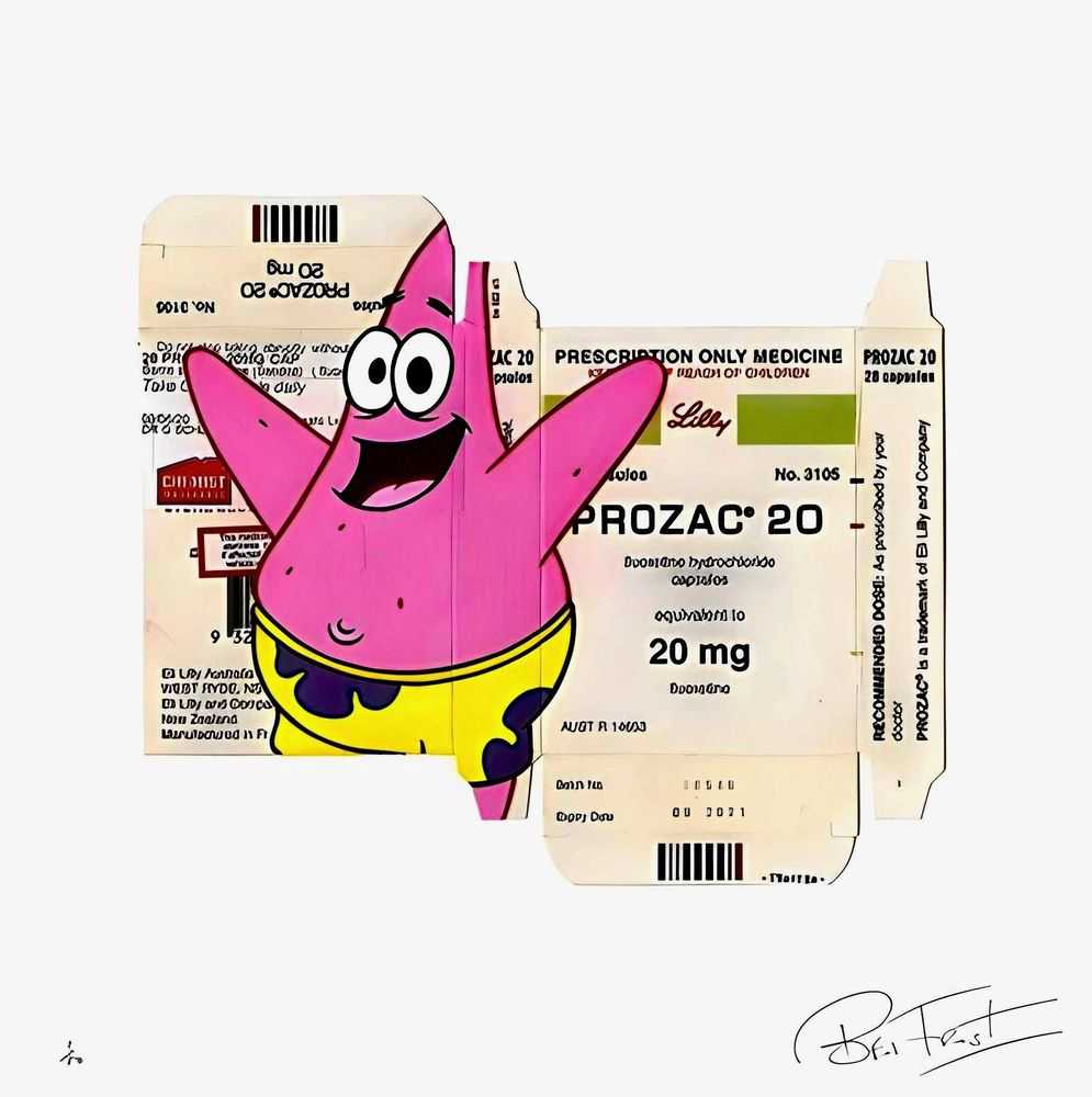Ben Frost, ‘Patrick On Prozac’, 05-08-2021, Print, Giclee Print, Self Released,