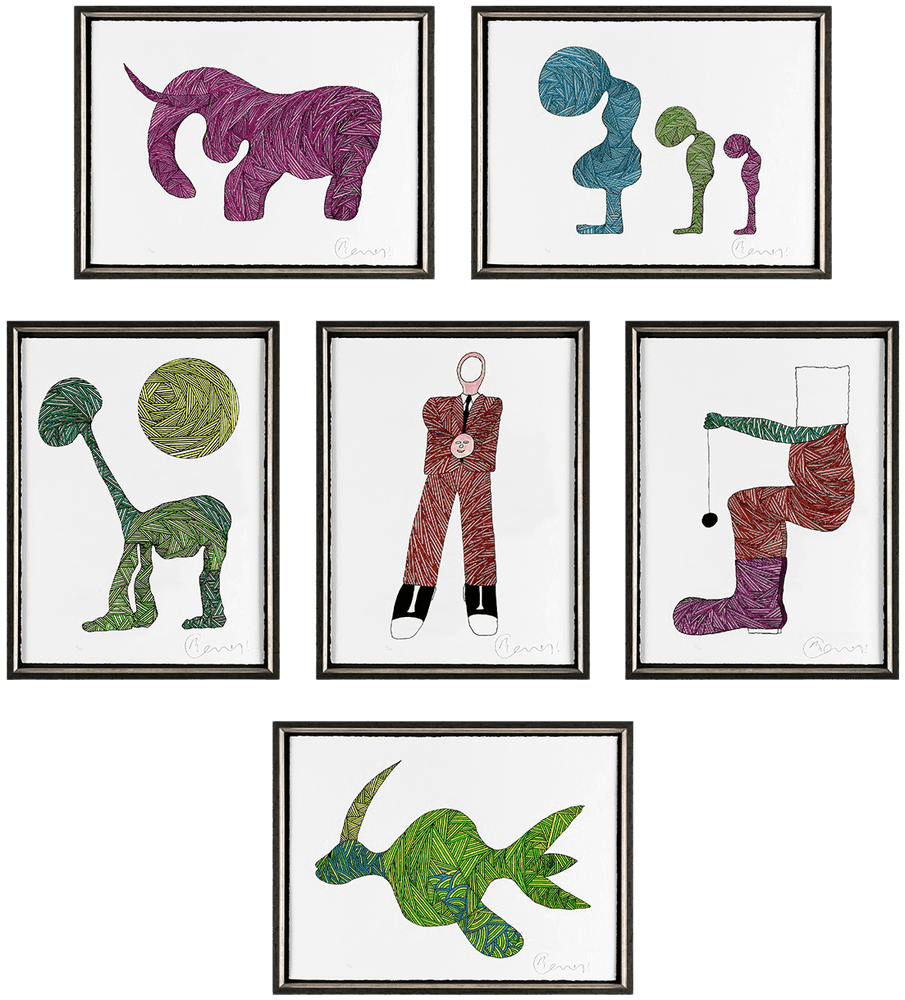 Billy Connolly, ‘Born On A Rainy Day Portfolio 2022 (Framed set of 6)’, 2022, Print, A set of six framed, hand-signed editions, Castle Fine Art, Framed