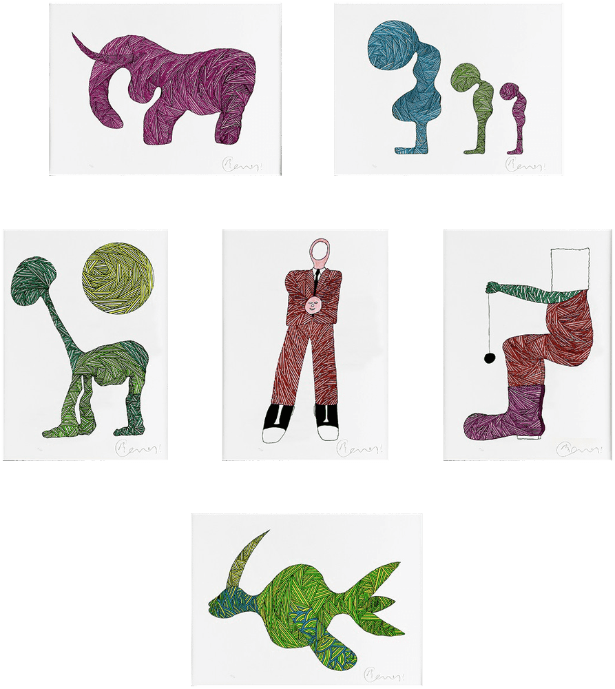Billy Connolly, ‘Born On A Rainy Day Portfolio 2022 (Unframed set of 6)’, 2022, Print, A set of six unframed, hand-signed editions, Castle Fine Art,