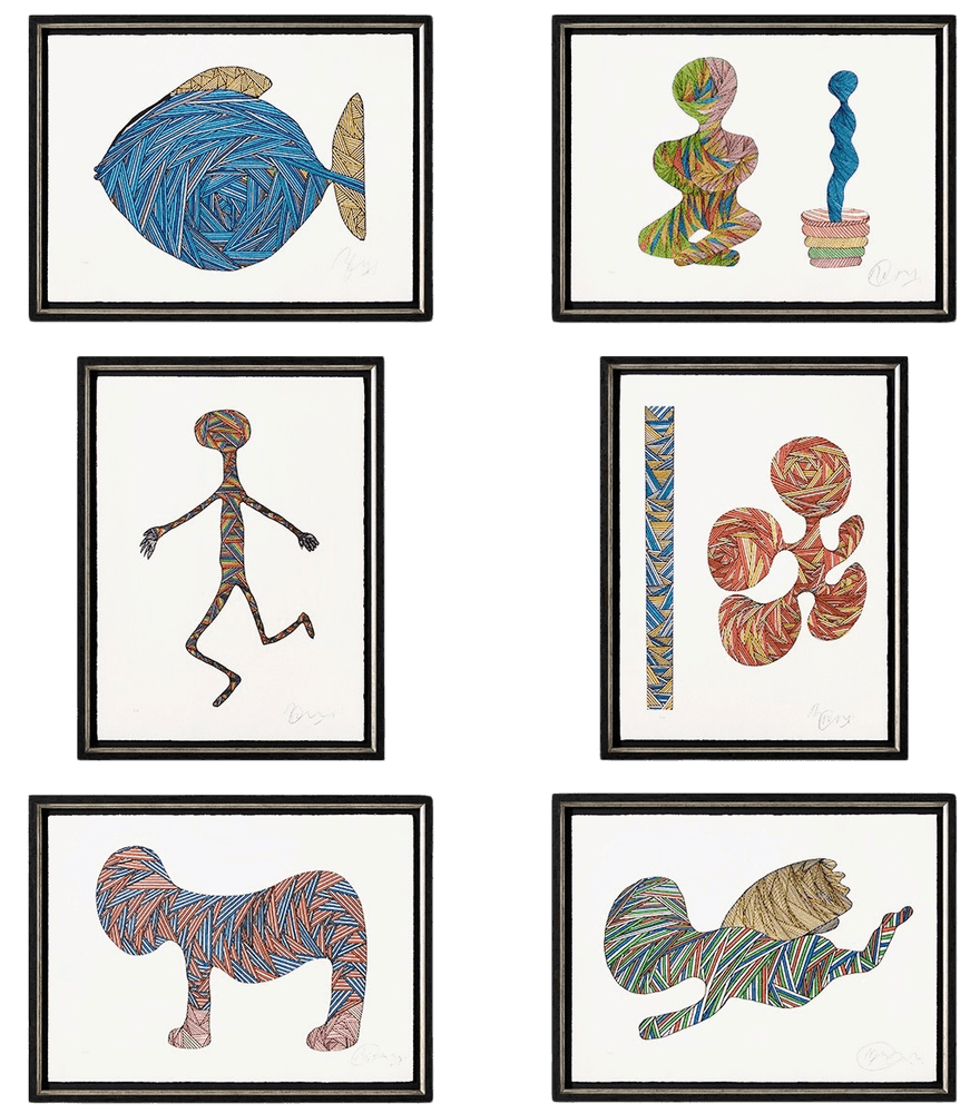 Billy Connolly, ‘Born on a Rainy Day Portfolio Spring 2024 - (Framed Set of 6)’, 2024, Print, Fine Art Print, Castle Fine Art, Framed