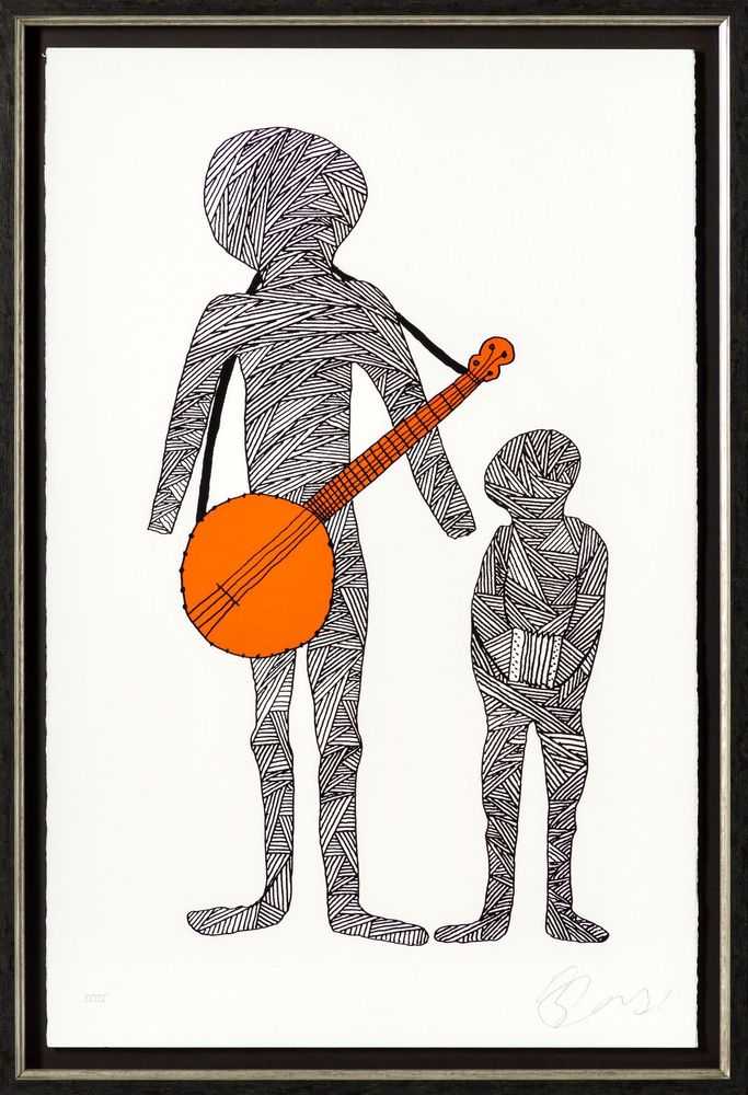 Billy Connolly, ‘Two For The Road - Rambling Man Colour Edition - Cinnamon XXXIV’, 2024, Print, Fine Art Print, Castle Fine Art, Framed