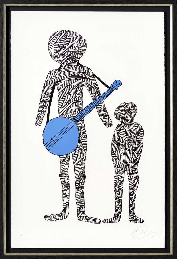 Billy Connolly, ‘Two For The Road - Rambling Man Colour Edition - Little Boy Blue IX’, 2024, Print, Fine Art Print, Castle Fine Art, Framed