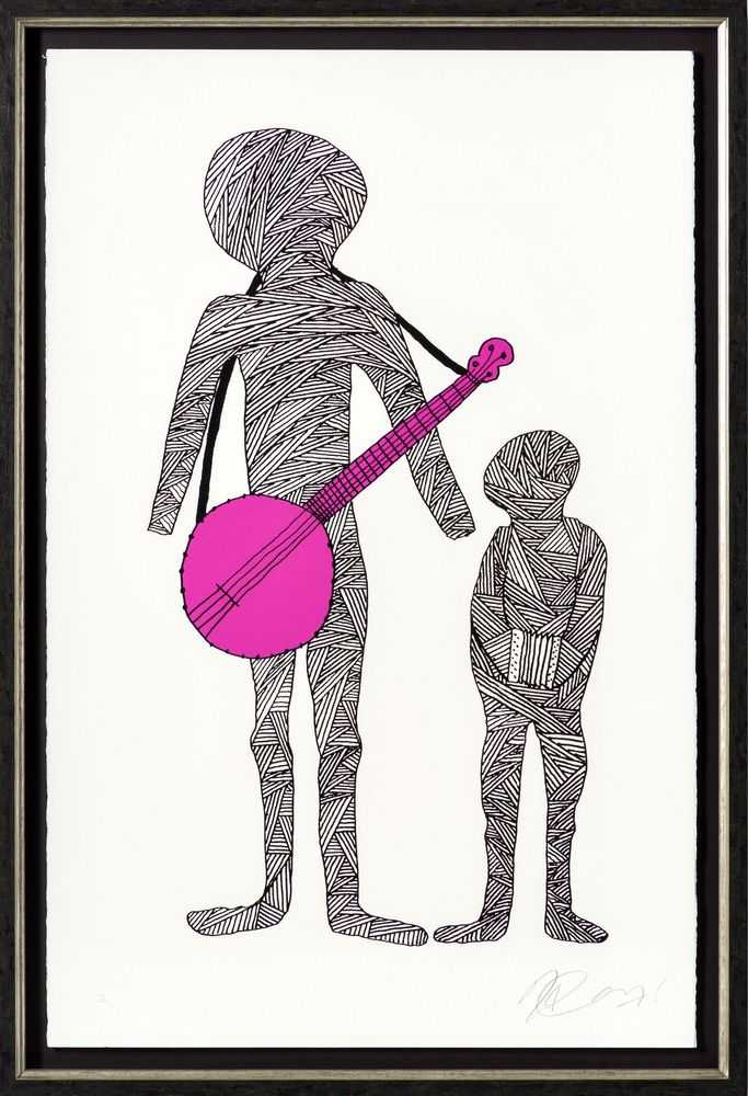 Billy Connolly, ‘Two For The Road - Rambling Man Colour Edition - Psychedelic III’, 2024, Print, Fine Art Print, Castle Fine Art, Framed
