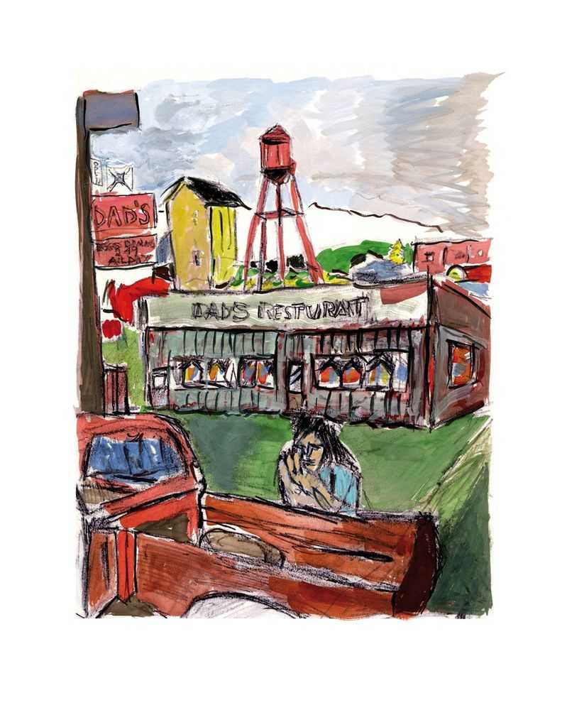 Bob Dylan, ‘Dad's Restaurant’, 2018, Print, Fine art print, Halcyon Gallery, Numbered