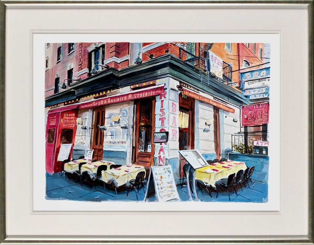 Bob Dylan, ‘Little Italy, Lower Manhattan - Medium (2016) (Framed)’, 2016, Print, Fine Art Print, Castle Fine Art, Numbered, Framed