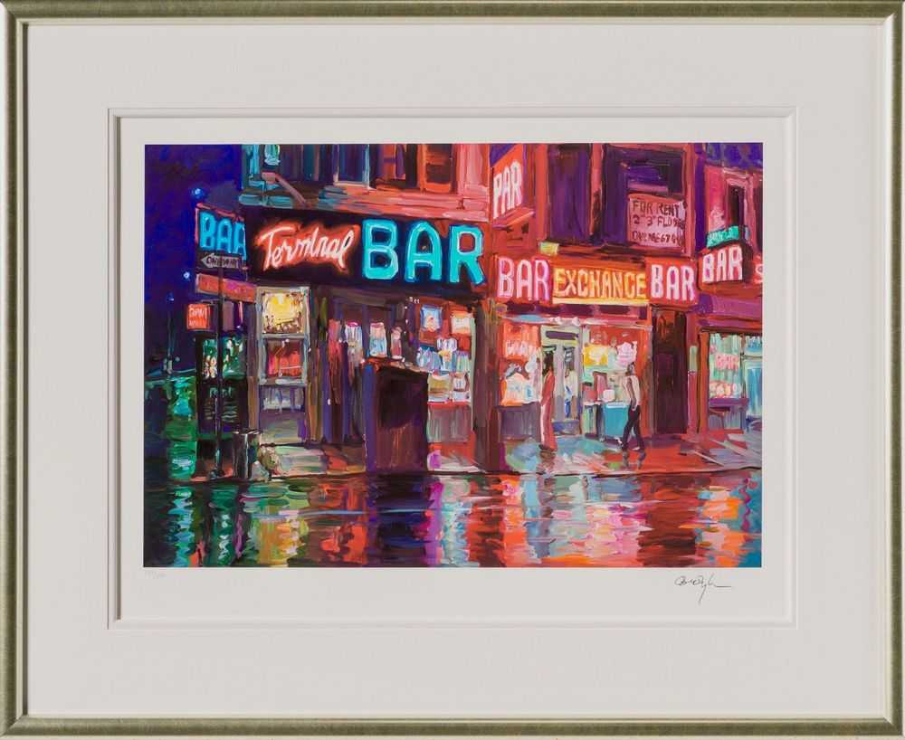 Bob Dylan, ‘Terminal Bar (2023) (Framed)’, 2023, Print, Fine Art Print, Castle Fine Art, Numbered, Framed
