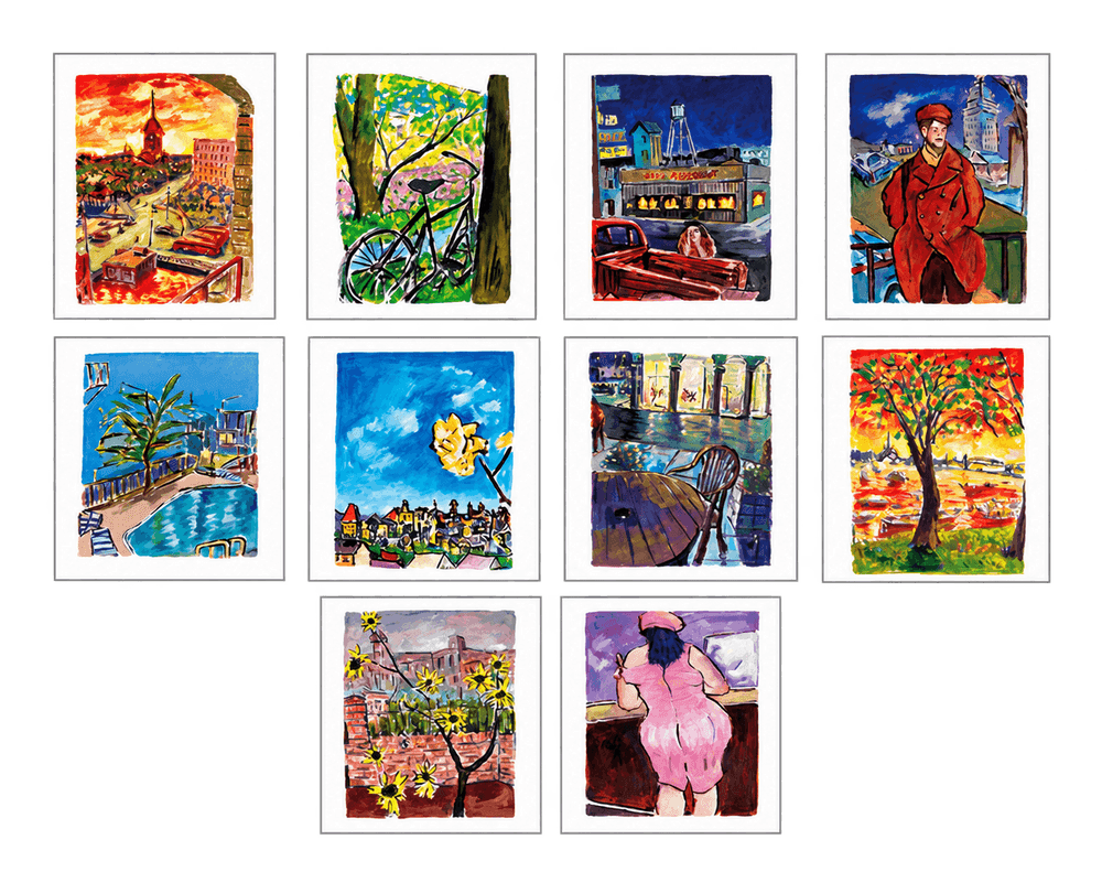 Bob Dylan, ‘The Drawn Blank Series 2018 (Portfolio Set of Ten)’, 2018, Print, Printed as giclée prints in colors on 350gsm Magnani 1404 QuaForte wove paper, null,