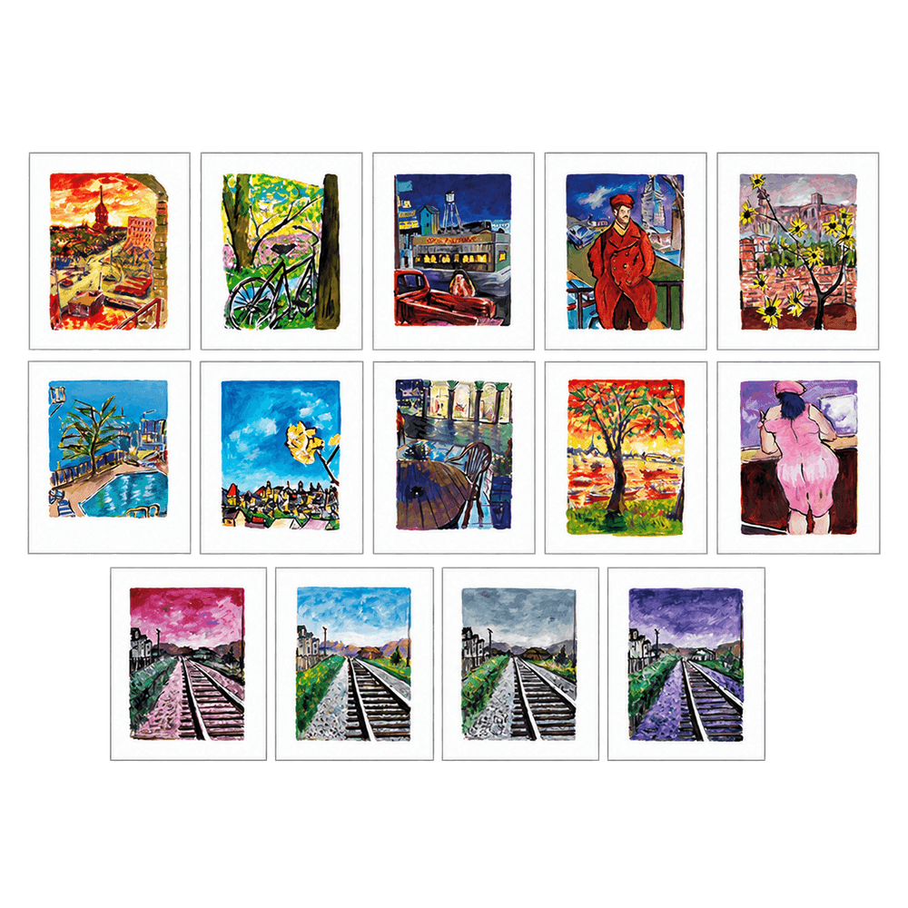 Bob Dylan, ‘The Drawn Blank Series 2018 (Set of 14)’, 2018, Print, Printed as giclée prints in colors on 350gsm Magnani 1404 QuaForte wove paper, null,