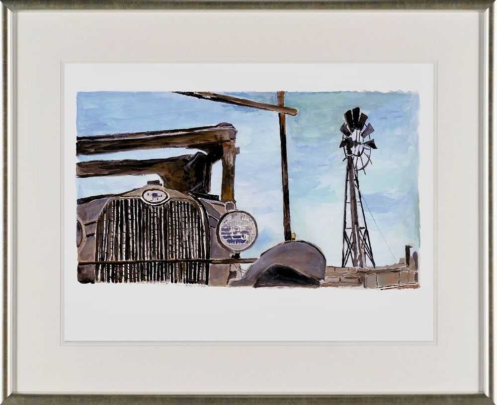 Bob Dylan, ‘Wilton Iowa Farmyard (2016) (Framed)’, 2016, Print, Fine Art Print, Castle Fine Art, Numbered, Framed