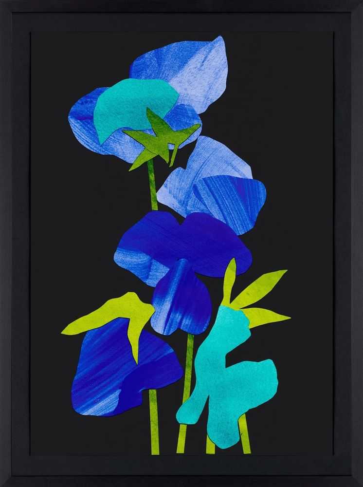 Brian Clarke, ‘Communion in Cobalt’, 2025, Print, Fine Art Paper Print, null, Numbered, Framed