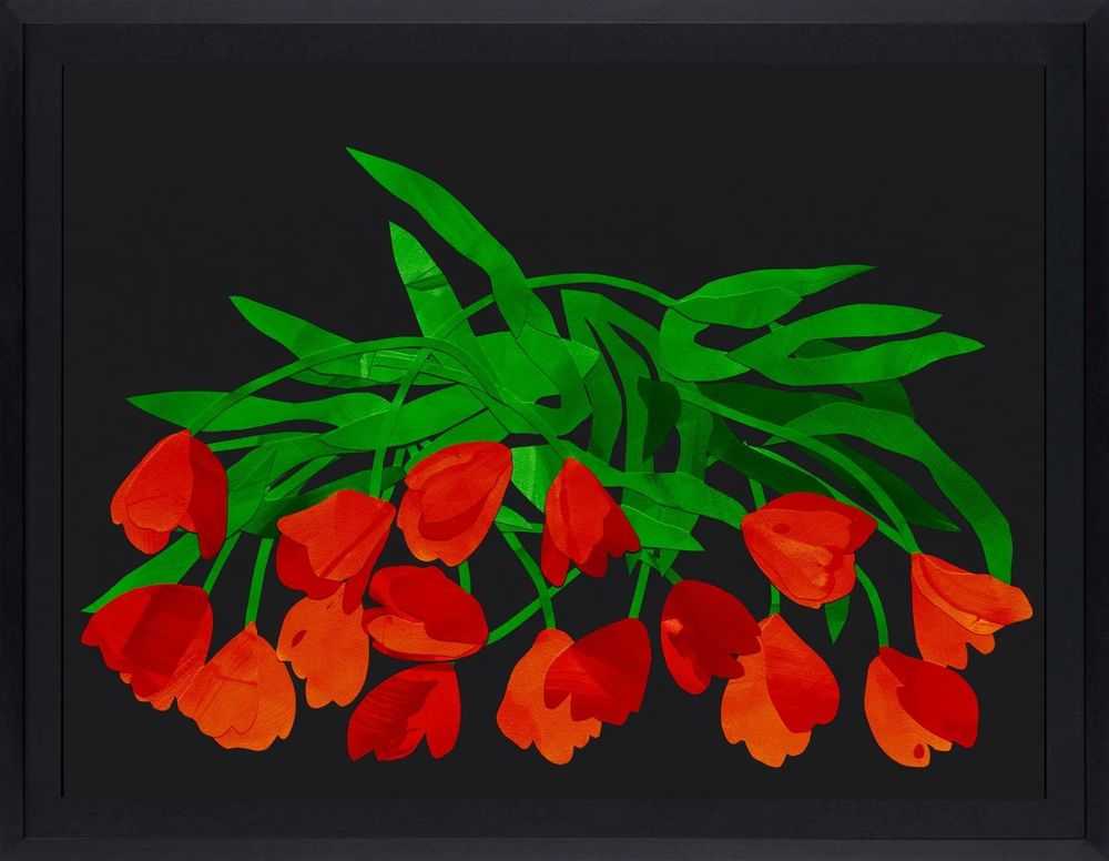 Brian Clarke, ‘The Red Procession’, 2025, Print, Fine Art Paper Print, null, Numbered, Framed