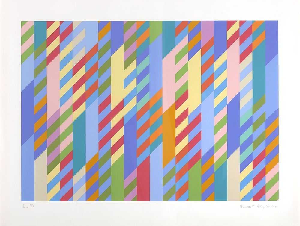 Bridget Riley, ‘June’, 1992, Print, Screenprint on paper, Artisan Editions, Numbered, Dated