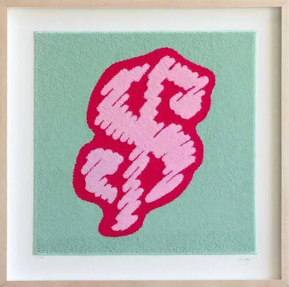 CJ Hendry, ‘Dead Presidents’, 12-11-2020, Print, Chenille patche (fabric tufted yarn that creates a 3D effect), Self-released, Numbered, Framed