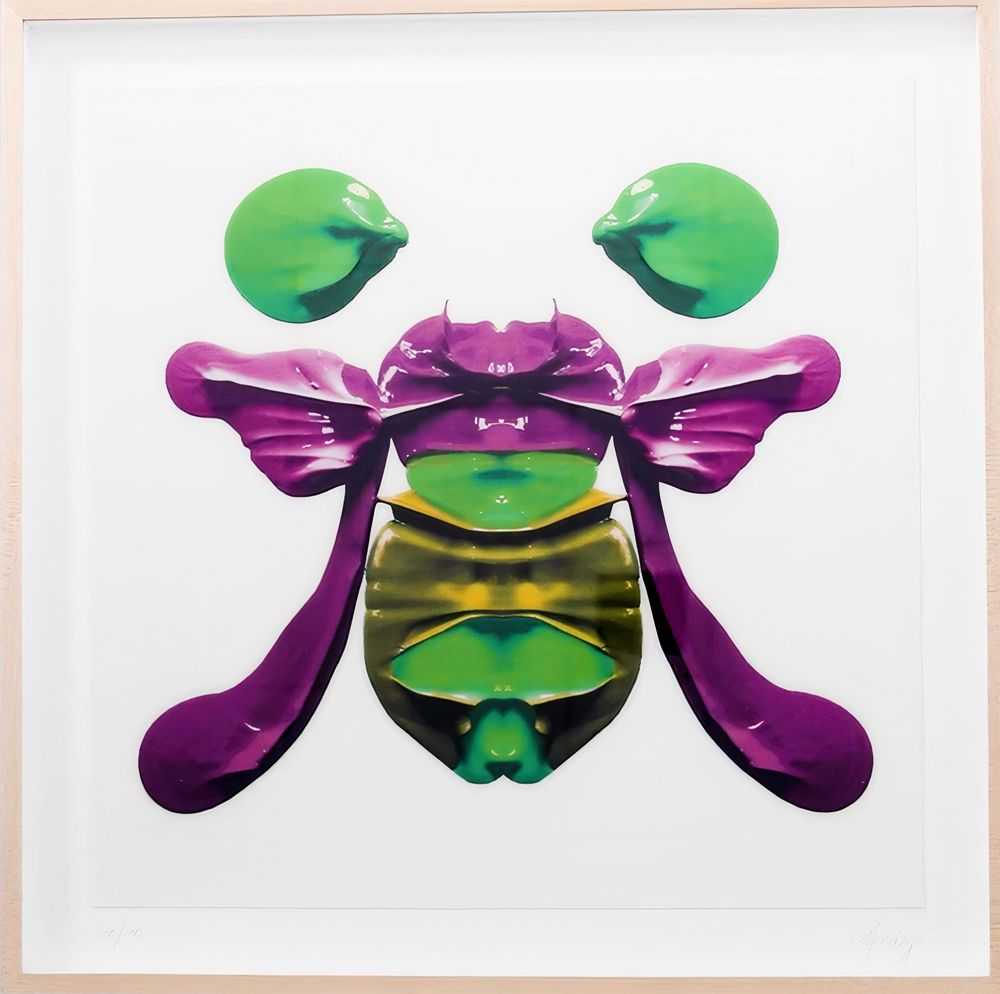 CJ Hendry, ‘Rorschach Card III’, 2019, Print, 3-layer lenticular lens print, Self-released, Numbered, Framed