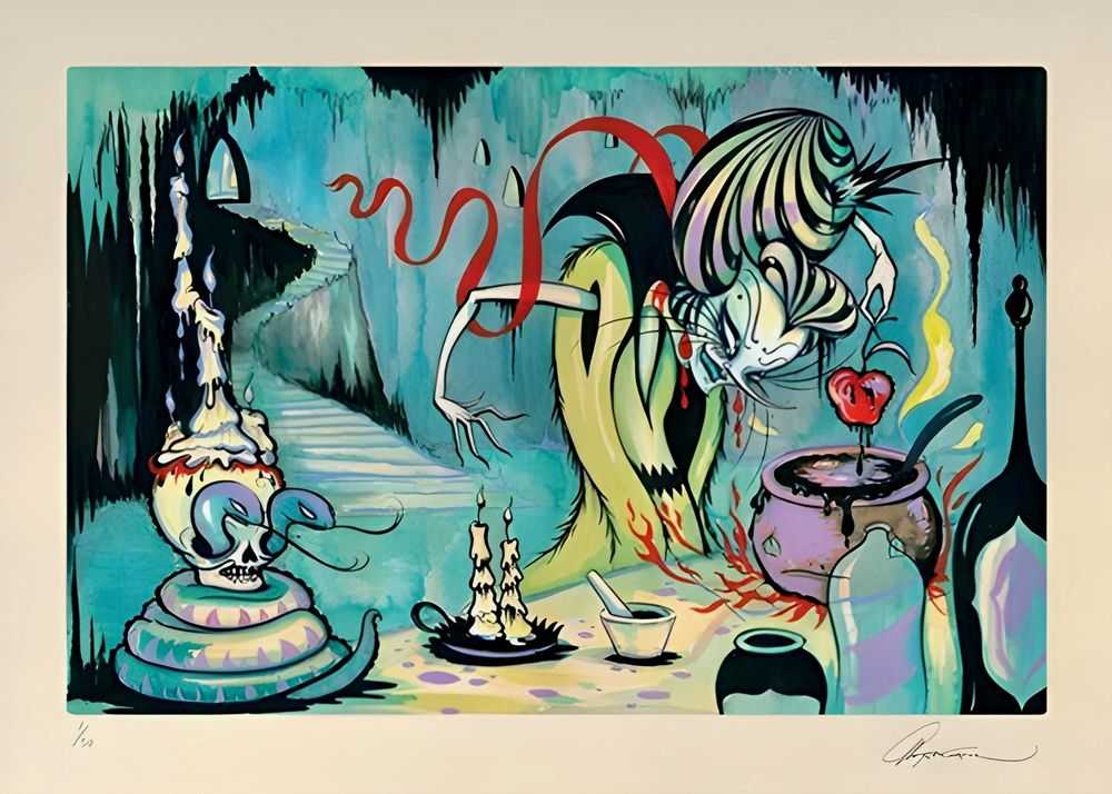 Camille Rose Garcia, ‘The Witch's Laboratory’, 28-03-2012, Print, Giclee Print, Self Released,