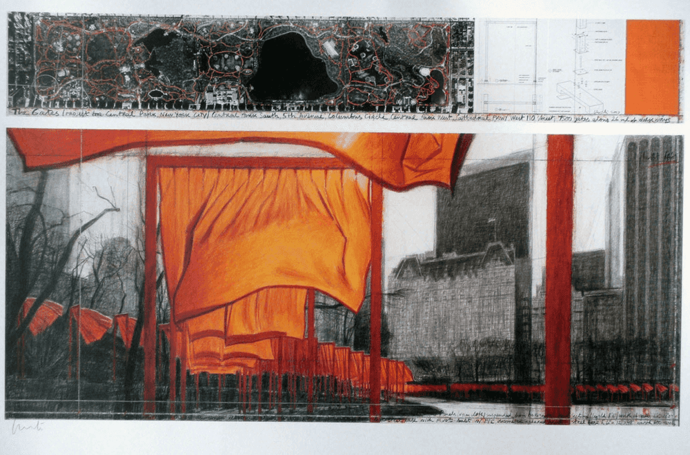 Christo and Jeanne-Claude, ‘The Gates Project for Central Park’, 2004, Print, Serigraph, null,