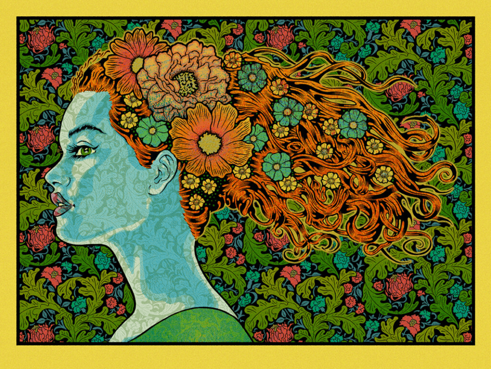 Chuck Sperry, ‘Elysia (Gold Edition)’, 2023, Print, 7 colors on metallic gold paper, null, Numbered