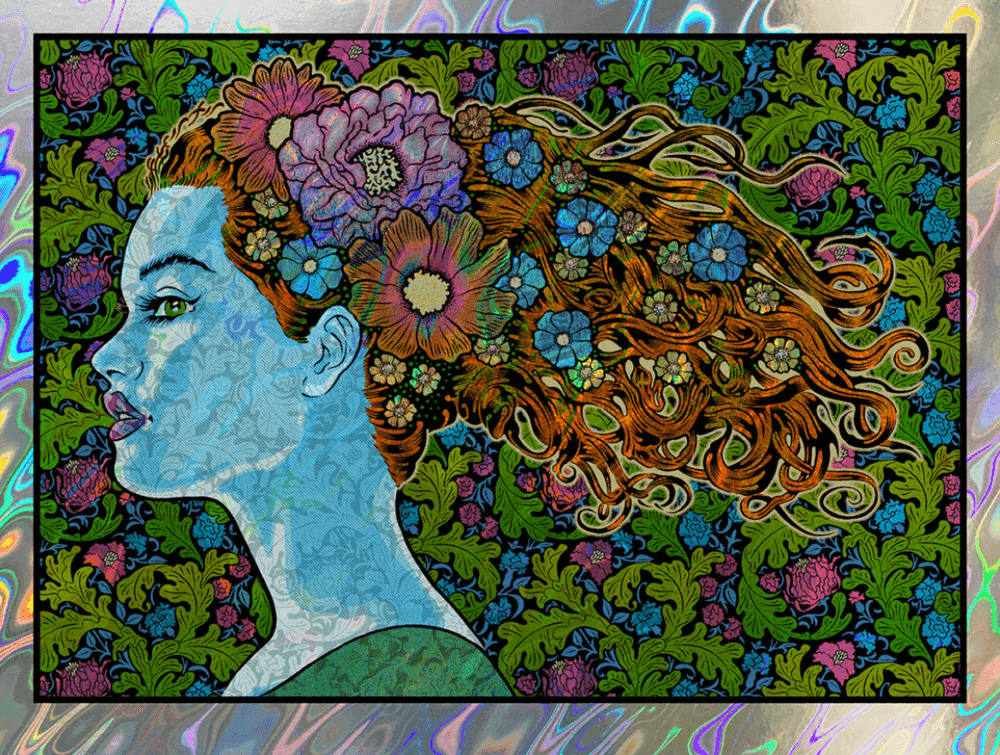 Chuck Sperry, ‘Elysia (Lava Foil Edition)’, 2023, Print, 7 colors on lava foil, null, Numbered