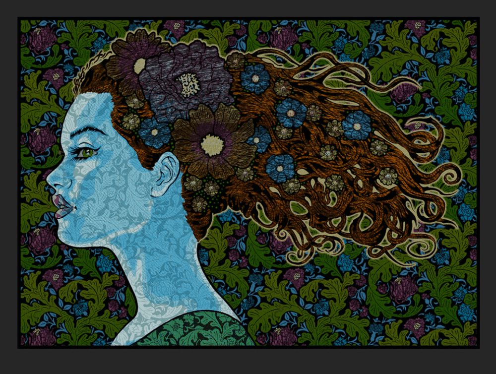 Chuck Sperry, ‘Elysia (Satin Black Edition)’, 2023, Print, 7 colors on satin black paper, null, Numbered