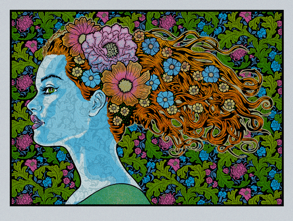 Chuck Sperry, ‘Elysia (Silver Edition)’, 2023, Print, 7 colors on metallic silver paper, null, Numbered