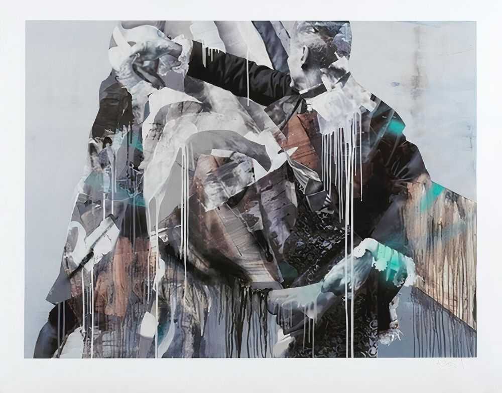 Conor Harrington, ‘A Study For Meditations Of A Royal Ringmaster’, 28-11-2019, Print, Archival pigment print with silk screen in 2 colours and a with a gloss varnish, printed on Somerset Enhanced Satin 330gsm, Hungryboy Books, Numbered