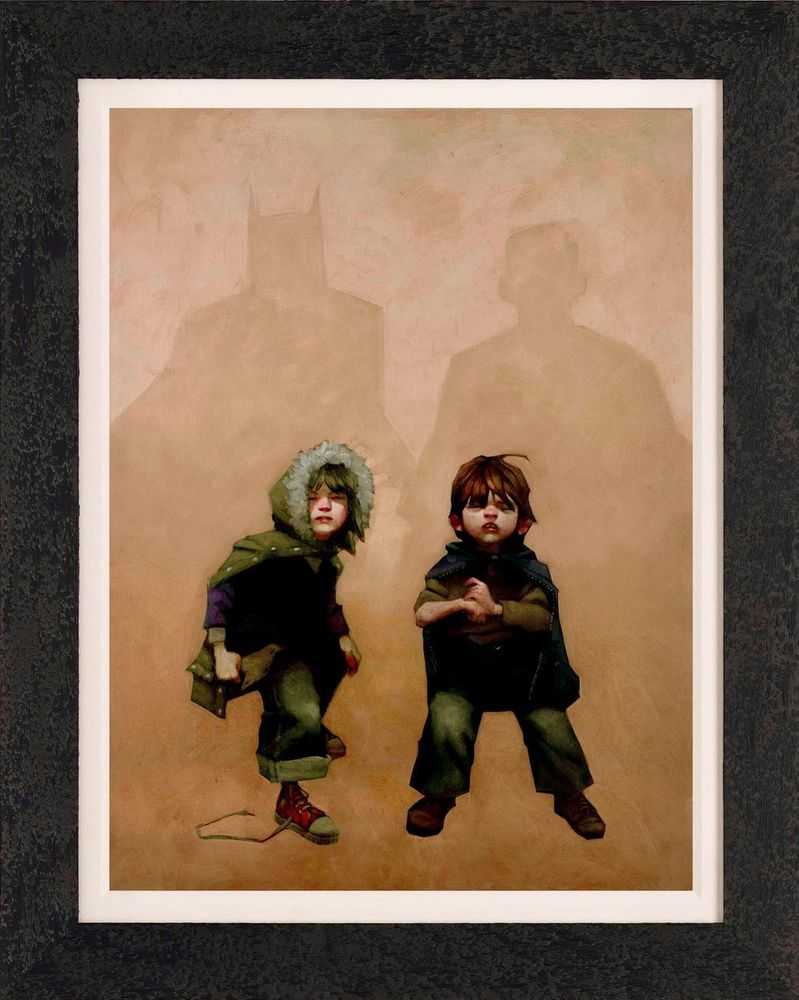 Craig Davison, ‘The Bat Signal, Time To Act (Canvas on Board)’, 2012, Print, Giclee, Castle Fine Art, Numbered