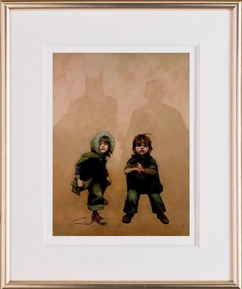 Craig Davison, ‘The Bat Signal, Time To Act (Giclee on Paper)’, 2012, Print, Giclee on paper, Castle Fine Art, Numbered, Framed