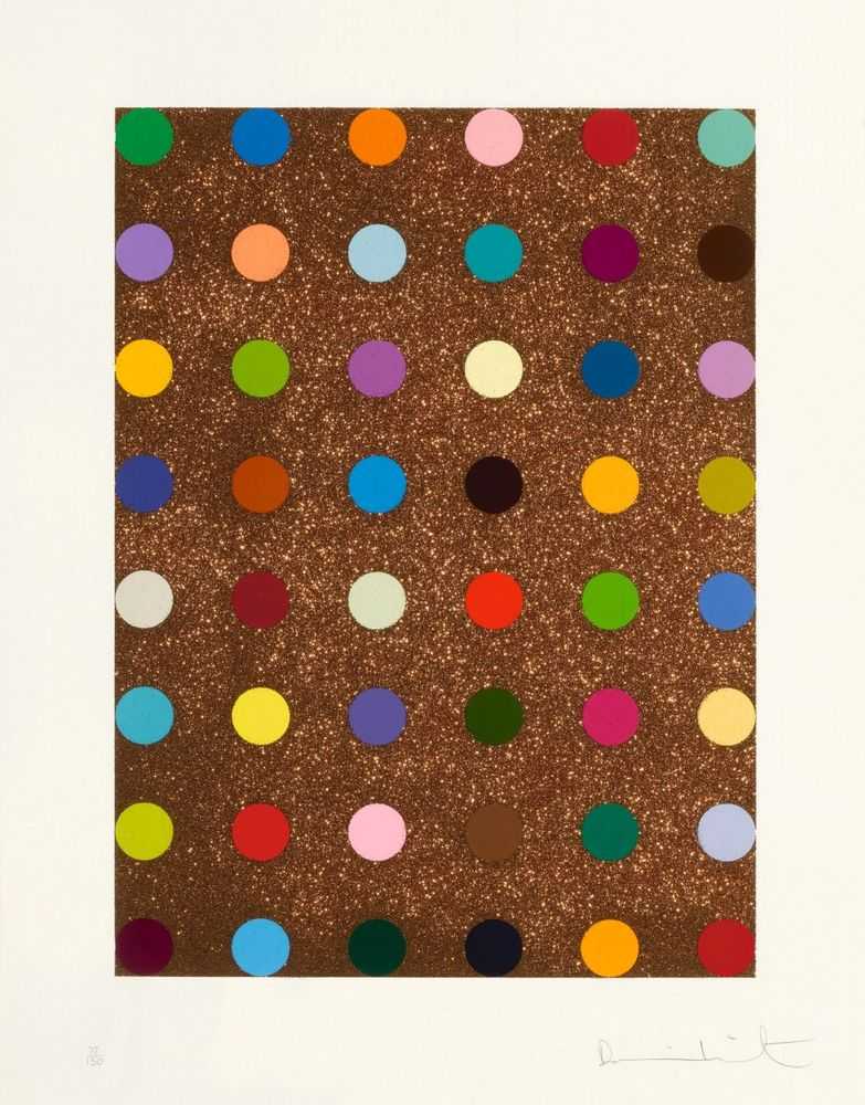 Damien Hirst, ‘Carvacrol’, 20-02-2009, Print, Screenprint in colours with bronze glitter, on wove paper, with full margins, Other Criteria, Numbered