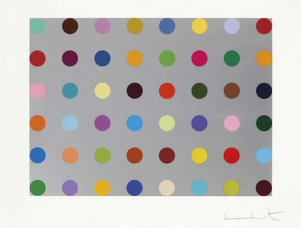 Damien Hirst, ‘Histidyl’, 20-02-2009, Print, Silkscreen print with metallic silver, Other Criteria, Numbered