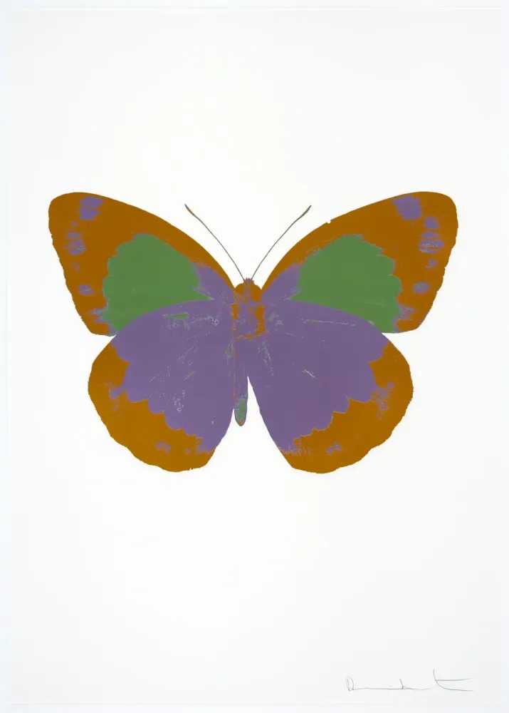 Damien Hirst, ‘The Souls II - Aquarius - Paradise Copper - Leaf Green’, 2010, Print, 2 colour foil block on 300gsm Arches 88 archival paper., Paul Stolper and Other Criteria, Numbered