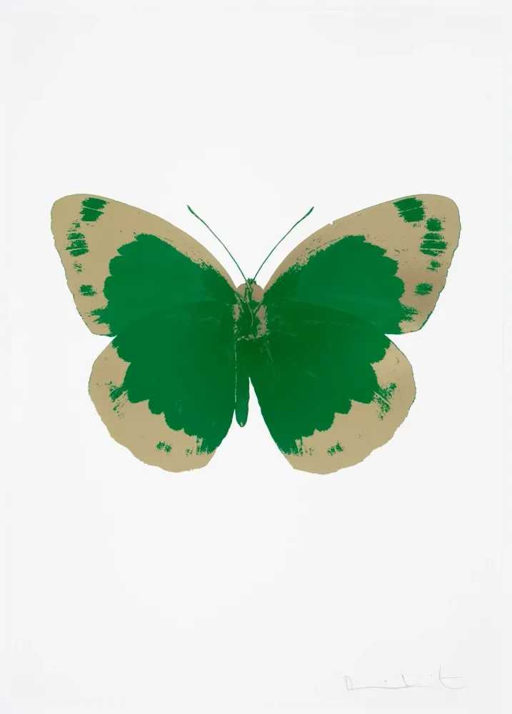 Damien Hirst, ‘The Souls II - Emerald Green - Cool Gold - Blind Impression’, 2010, Print, 2 colour foil block on 300gsm Arches 88 archival paper., Paul Stolper and Other Criteria, Numbered