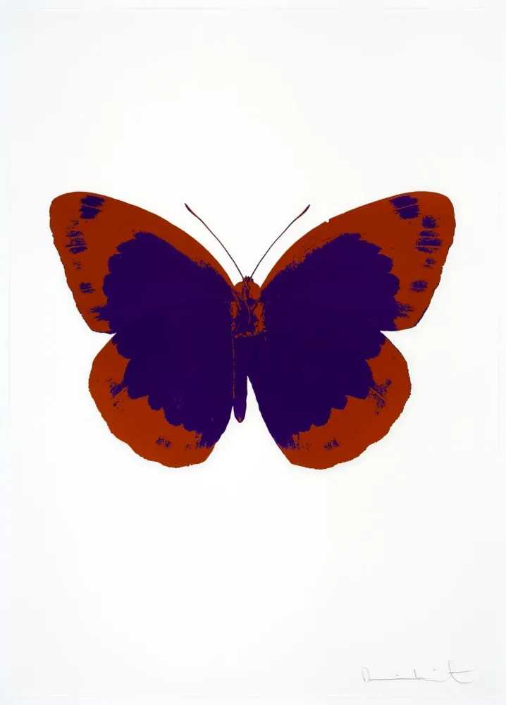 Damien Hirst, ‘The Souls II - Imperial Purple - Prairie Copper - Blind Impression’, 2010, Print, 2 colour foil block on 300gsm Arches 88 archival paper., Paul Stolper and Other Criteria, Numbered