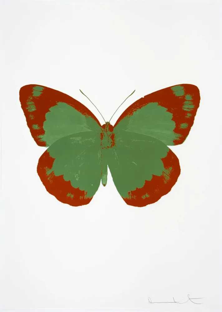 Damien Hirst, ‘The Souls II - Leaf Green - Prairie Copper - Blind Impression’, 2010, Print, 2 colour foil block on 300gsm Arches 88 archival paper., Paul Stolper and Other Criteria, Numbered