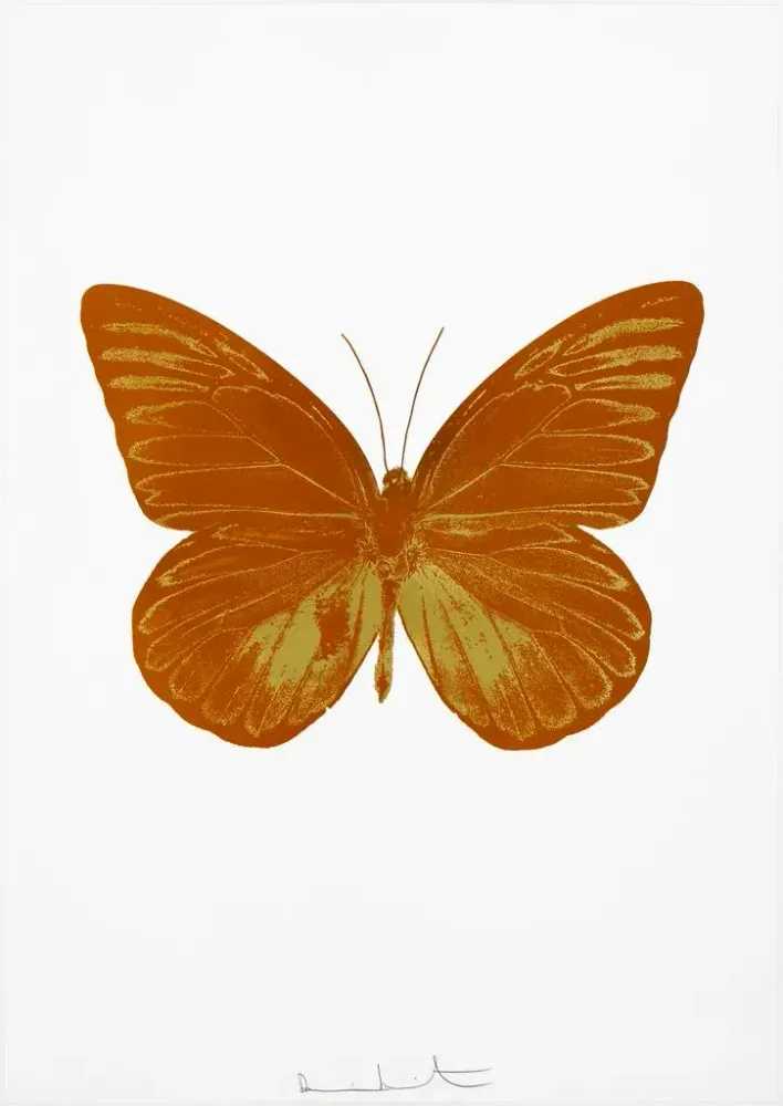Damien Hirst, ‘The Souls I - Prairie Copper - Oriental Gold’, 2010, Print, 2 colour foil block on 300gsm Arches 88 archival paper., Paul Stolper and Other Criteria, Numbered
