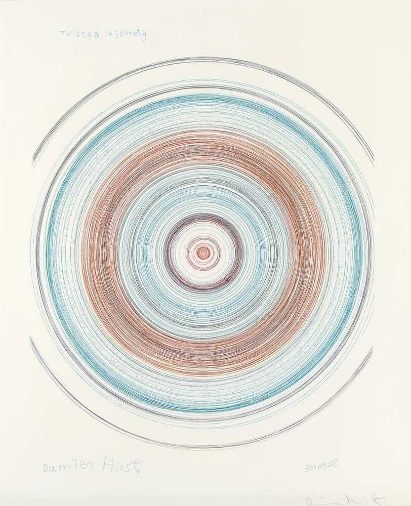Damien Hirst, ‘Twisted Insobriety’, 2002, Print, Etching in colours on Hahnemühle paper, null,