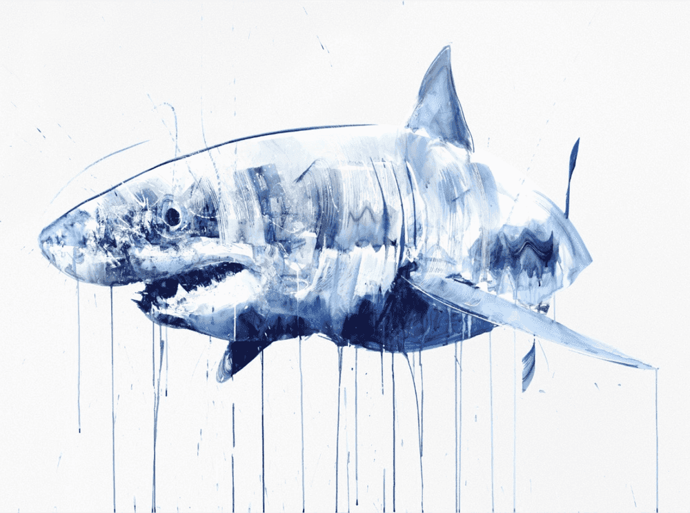 Dave White, ‘Great White XXL’, 2022, Print, Giclée with Platinum Leaf
, null,