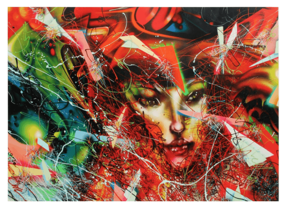 David Choe, ‘Toxic LA Sunsets And The Dirty Moon Hangs Like A Filthy Fingernail’, 09-03-2011, Print, Pigment print on paper, Trapeze Editions, Numbered