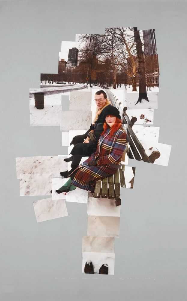 David Hockney, ‘Anne And David, Central Park, N.Y. Dec’, 1982, Print, Photographic print, null, Numbered, Dated