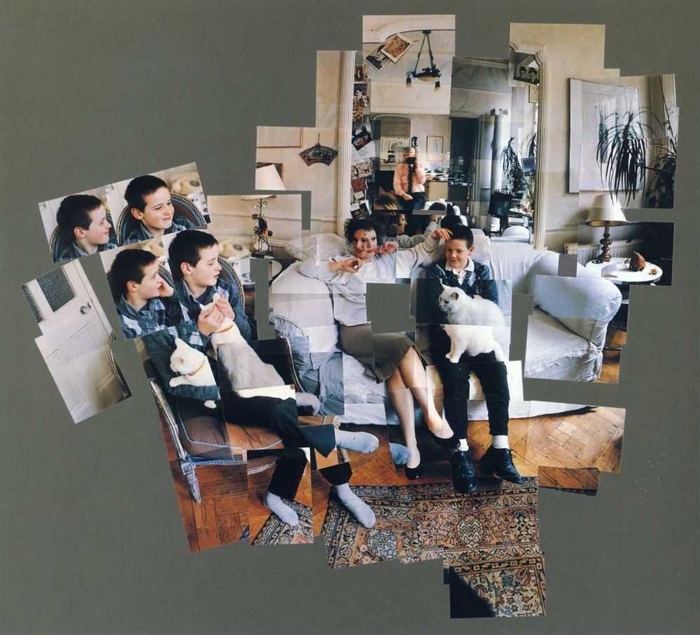 David Hockney, ‘George, Blanche, Celia, Albert And Percy, London, January’, 1983, Print, Photographic collage, null, Numbered