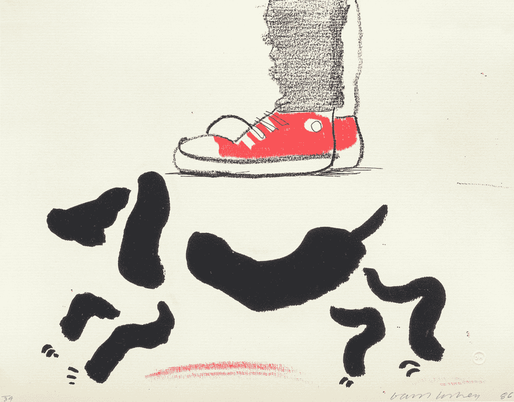 David Hockney, ‘Ian And Heinz’, 1986, Print, Home-made print in black and red, produced on an office copier, null, Numbered