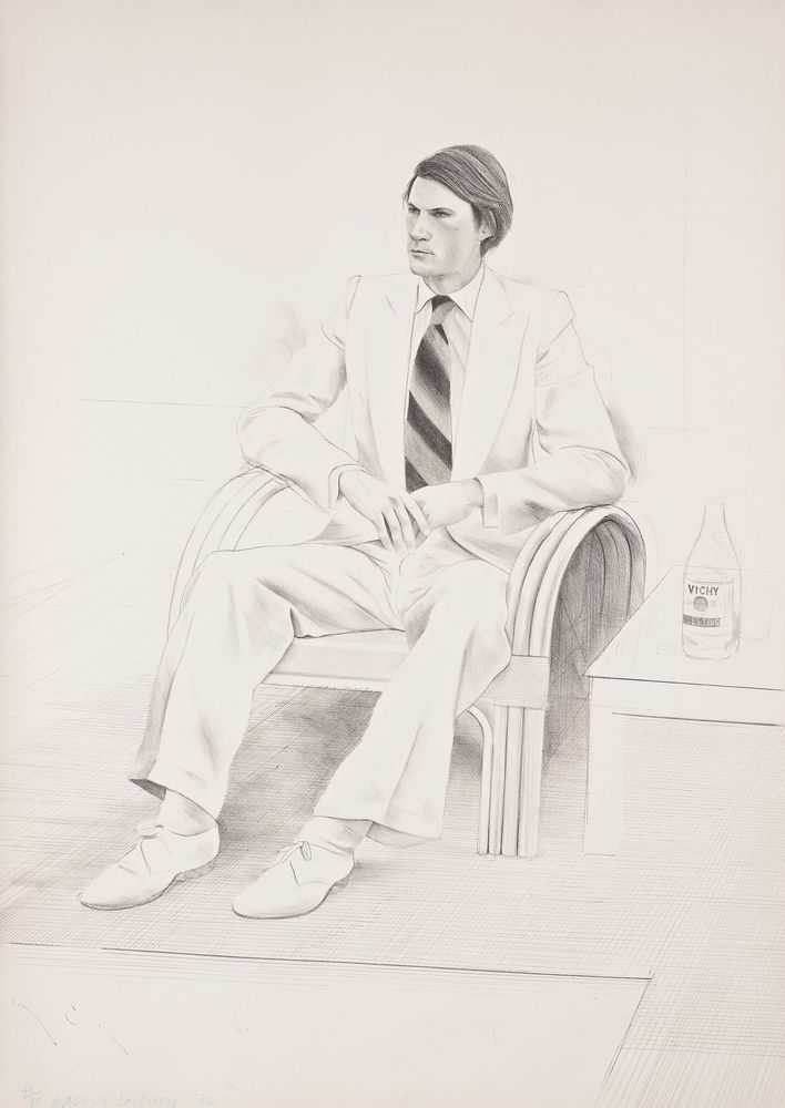 David Hockney, ‘Joe Macdonald’, 1976, Print, Lithograph on Arches, null, Numbered