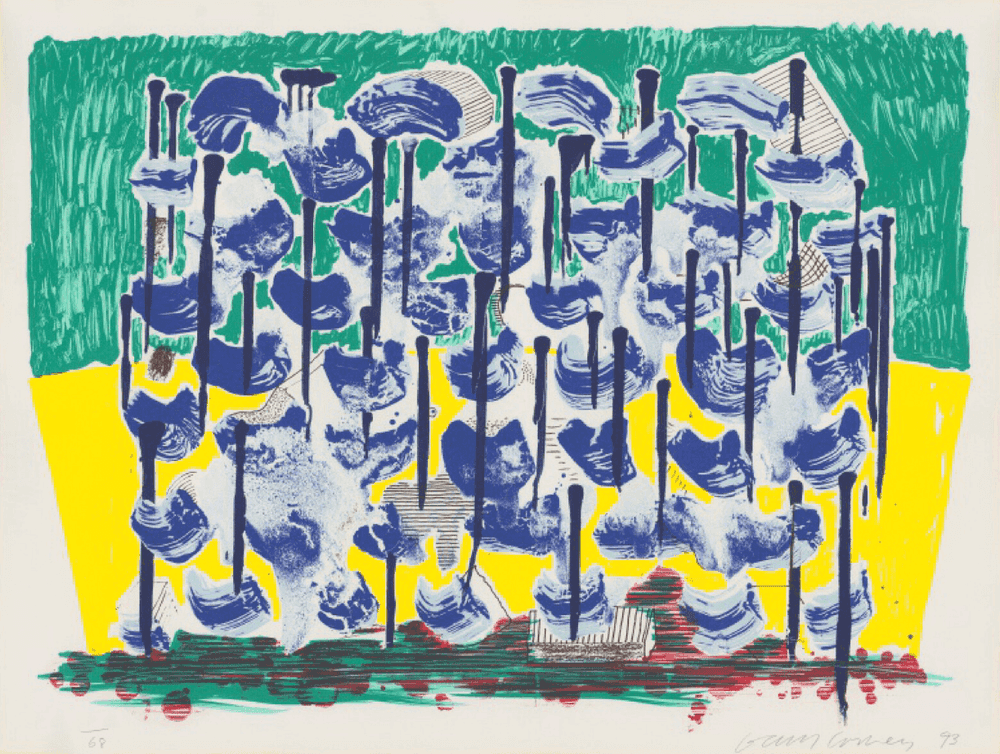 David Hockney, ‘Slow Forest’, 1993, Print, Lithograph and screenprint in colours, on Arches 88 paper, null, Numbered