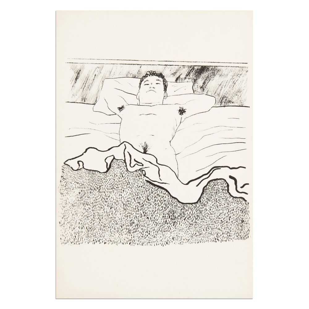 David Hockney, ‘Untitled (from Geh durch den Spiegel)’, 1966, Print, Lithograph, null,