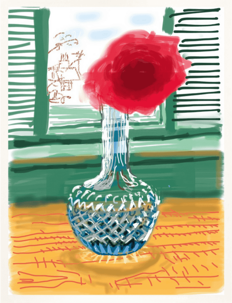 David Hockney, ‘iPhone drawing ‘No. 281’, 23rd July 2010 - 2019’, 2019, Print, 8 colour inkjet print on cotton fiber archival paper, Taschen, Numbered