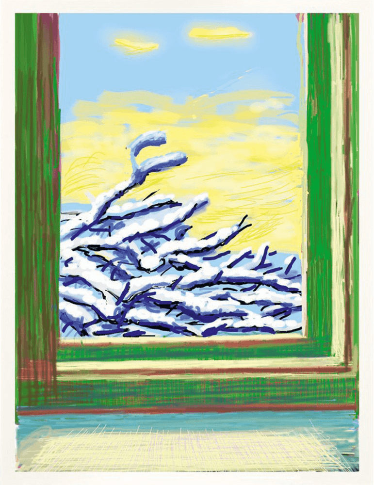 David Hockney, ‘iPhone drawing ‘No. 610’, 23rd December 2010 - 2019’, 2019, Print, 8 colour inkjet print on cotton fiber archival paper, Taschen, Numbered