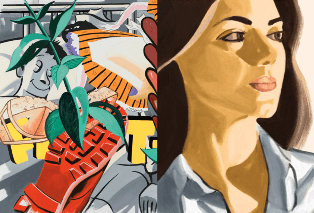 David Salle, ‘Verdiana with Hearts’, 2020, Print, Archival pigment inks on fine art paper, null,