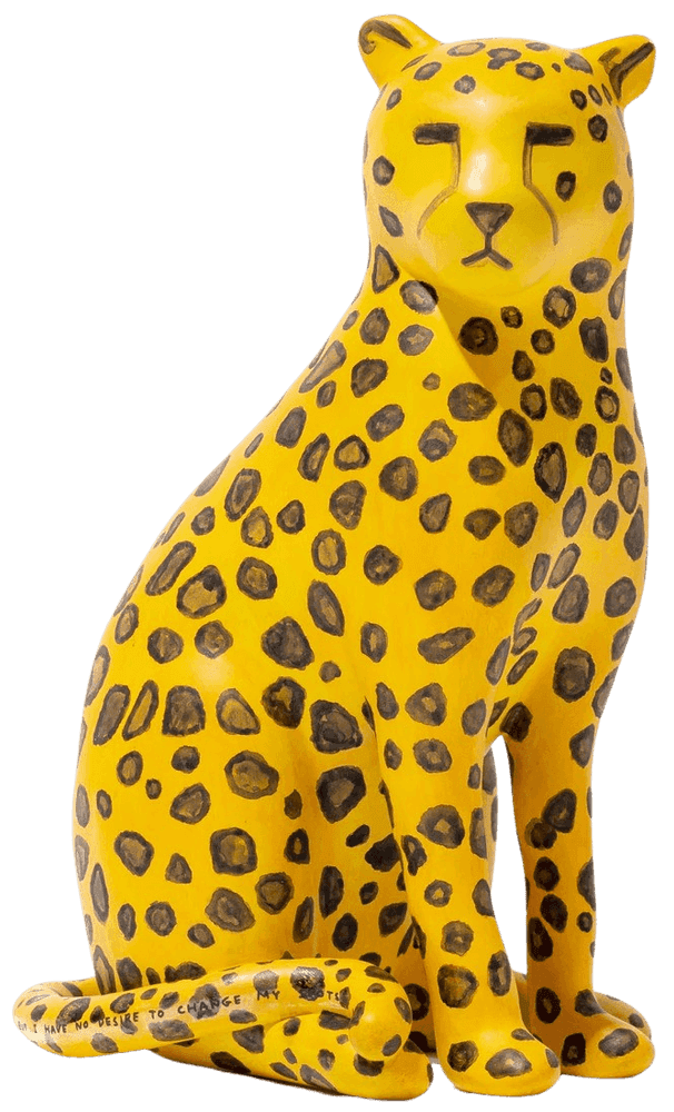 David Shrigley, ‘I Cannot Change My Spots but I Have No Desire to Change My Spots’, 14-04-2022, Sculpture, Ceramic, DDT, Numbered