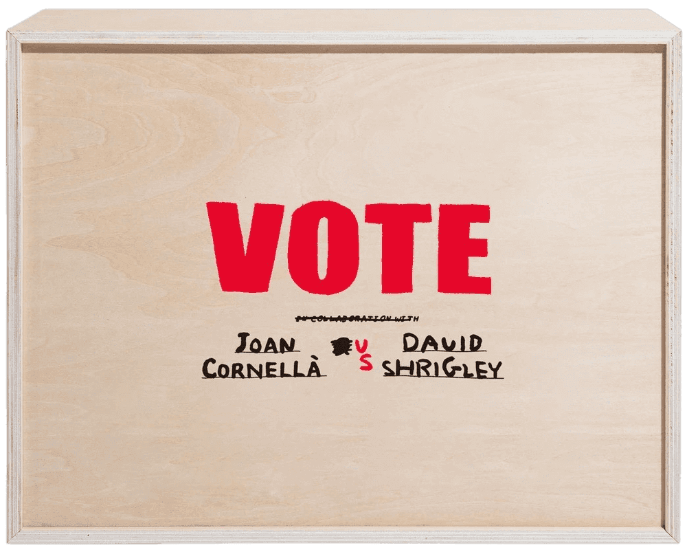 David Shrigley, ‘Vote (Set Of 8 Prints Horizontal)’, 30-03-2022, Print, Silkscreen print, DDT, Numbered
