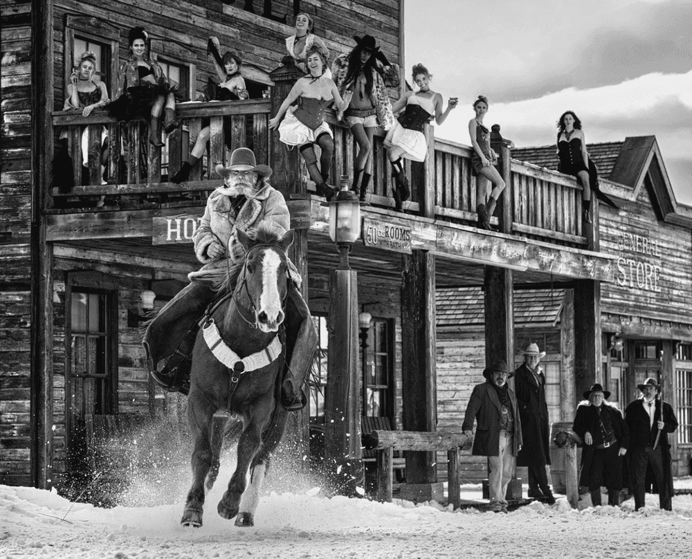 David Yarrow, ‘Mamas Don’t Let Your Babies Grow Up To Be Cowboys’, 2022, Print, Archival Pigment Print, null,