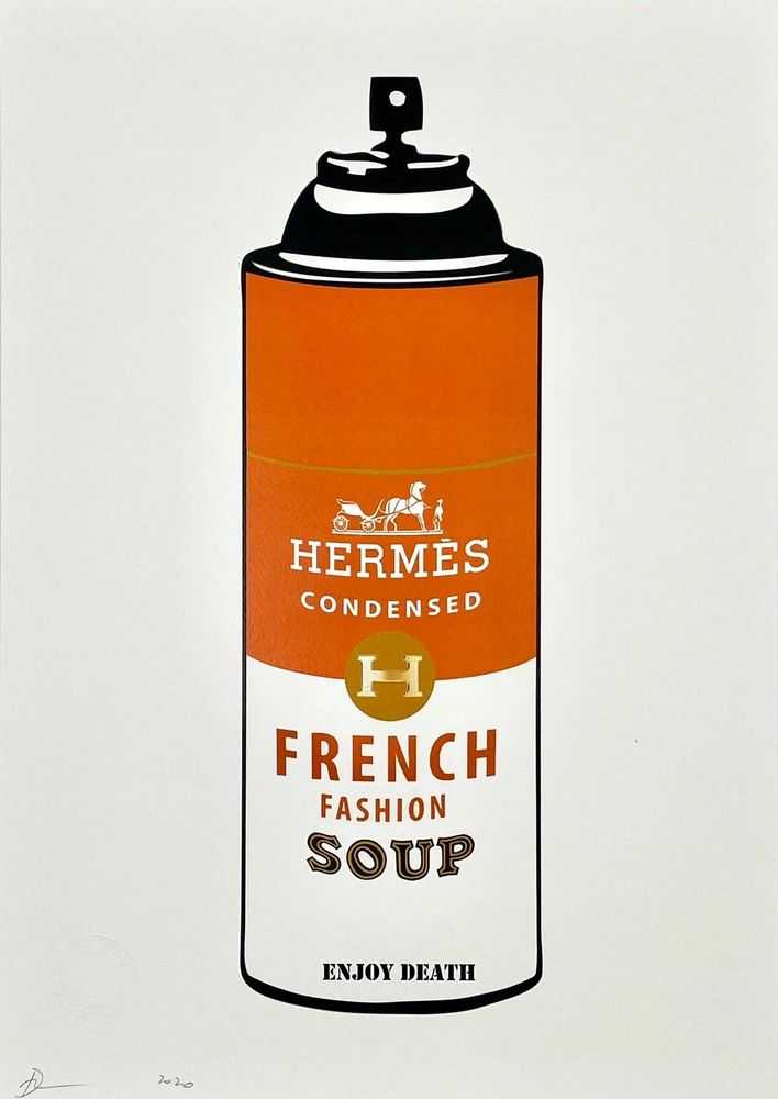 Death NYC, ‘Hermes Fashion Soup’, 2020, Print, Archival print on textured fine art watercolor paper., null, Numbered, Dated